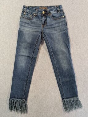 Rock & Roll Cowgirl Mid Rise Skinny Jeans Women's 26 Blue